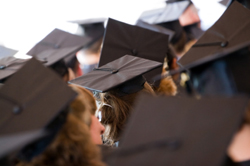 graduates with caps